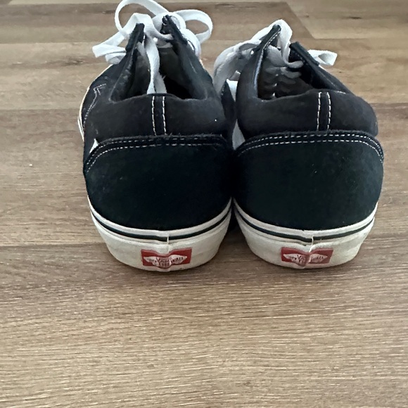 Vans Men's Black and White Sneakers - Picture 3 of 6